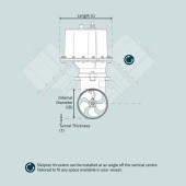 SE40 12V-IP Bogpropeller SE40 12V-IP Bogpropeller