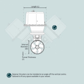 SEP130 PRO 12V-IP Inkl PPC820 Bogpropeller SEP130 PRO 12V-IP Inkl PPC820 Bogpropeller