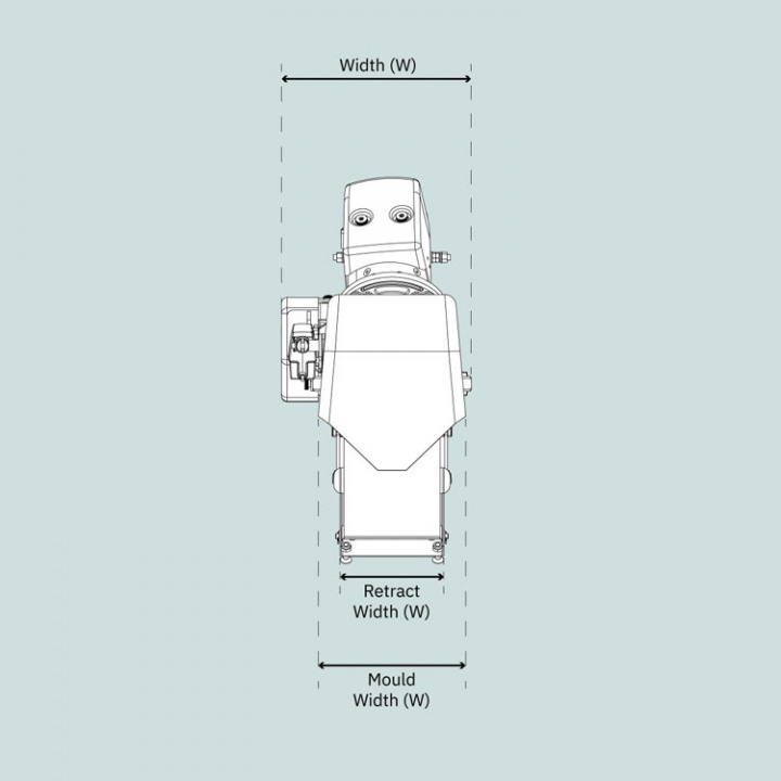 SR80 Retract 12V Bogpropeller