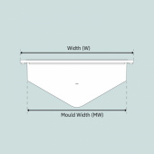 Monteringsfläns Polyester För Ø300 mm Monteringsfläns Polyester För Ø300 mm
