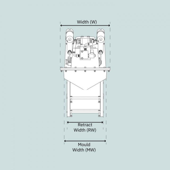 SRHP240 Retract Hydraulisk G14 24V Bogpropeller