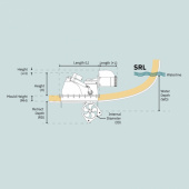 SRL170 Retract 24V Bogpropeller SRL170 Retract 24V Bogpropeller