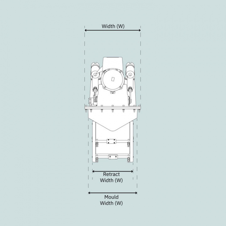 SRL80 Retract 12V Bogpropeller