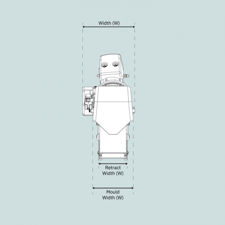 SRP100 PRO Retract 12V Bogpropeller