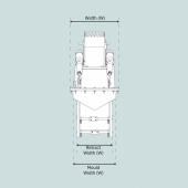 SRV130 Vertikal Retract 12V Bogpropeller