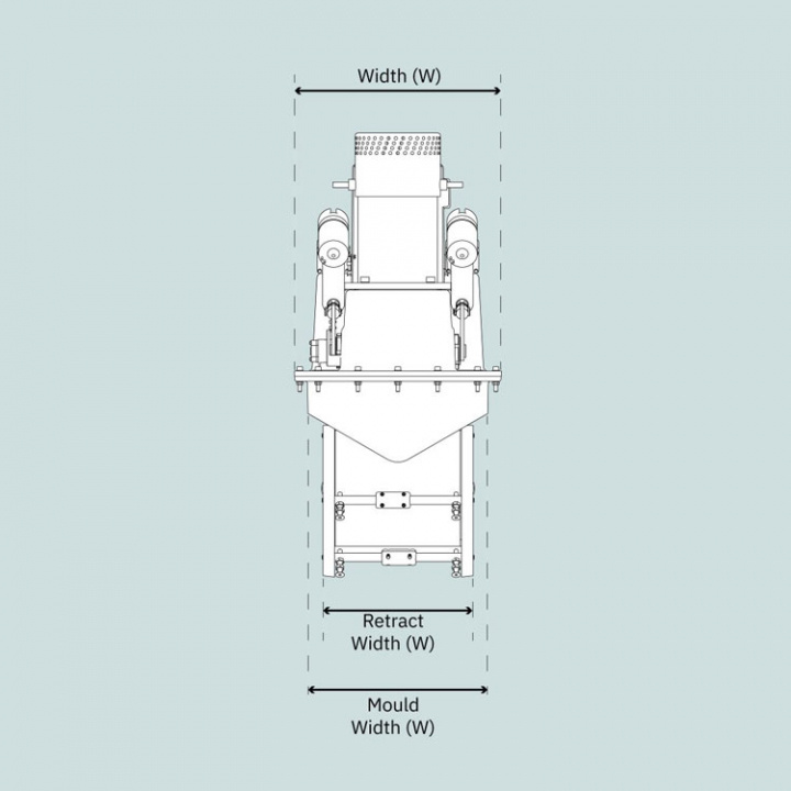 SRV130 Vertikal Retract 24V Bogpropeller