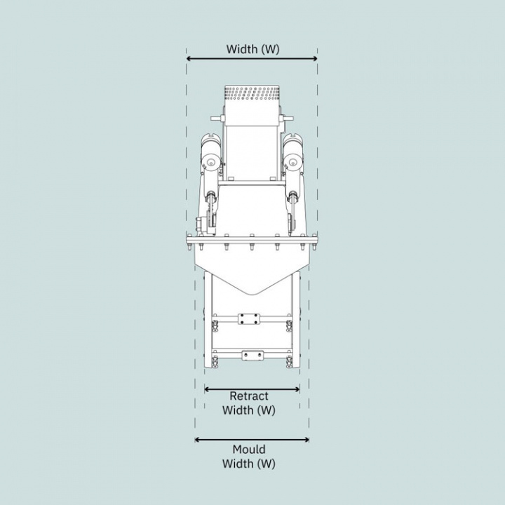 SRV210 Vertikal Retract 24V Bogpropeller