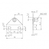 Rostfri Beslag Kula Ø10 Rostfri Beslag Kula Ø10