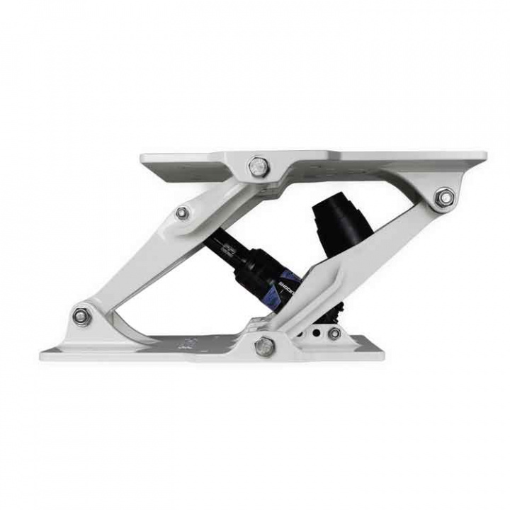 Dämpat Stolstativ S5-LW Vit Inklusive Pump