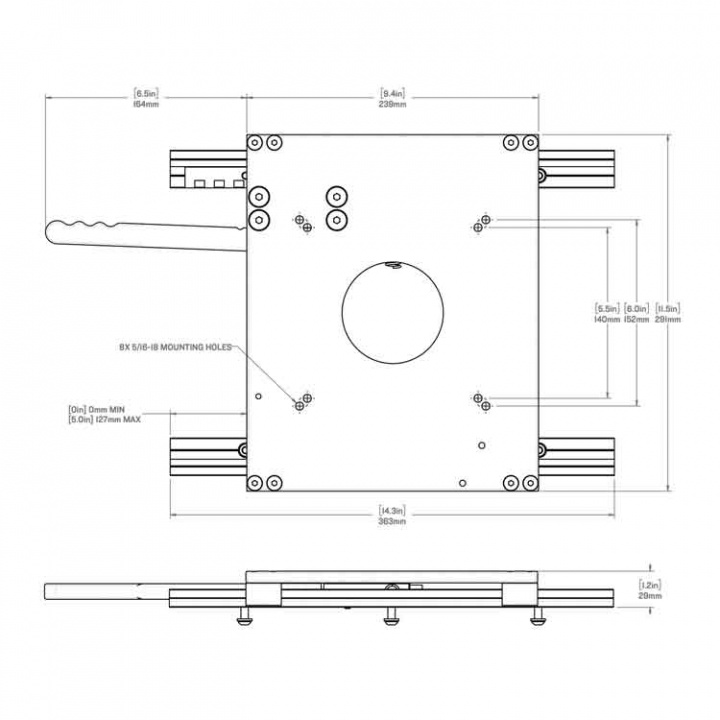 Slide För Dämpat Stolstativ S5