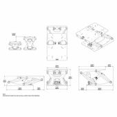 Dämpat Stolstativ S5-AL Svart Inklusive Pump Dämpat Stolstativ S5-AL Svart Inklusive Pump