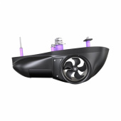 Bogpropeller SX35/140 Pod 12V 50 mm Utanpåliggande  Bogpropeller SX35/140 Pod 12V 50 mm Utanpåliggande