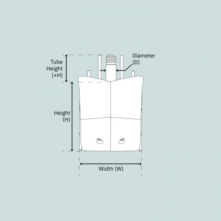 SX50 Pod 12V 50 mm Bogpropeller Utanpåliggande