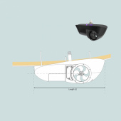 SX50 Pod Pro Ink PPC520 12V 50 mm Bogpropeller Utanpåliggande SX50 Pod Pro Ink PPC520 12V 50 mm Bogpropeller Utanpåliggande