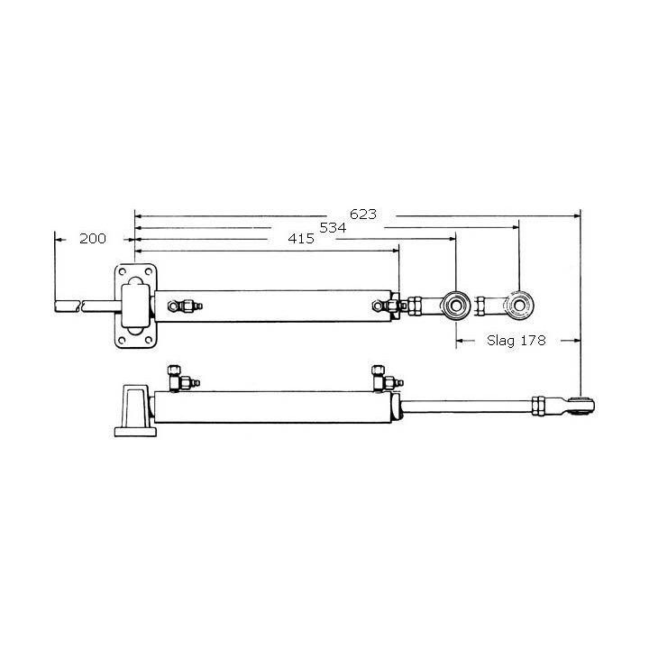 Seastar Kit Roder 110kg ORB (Endast detta ex)