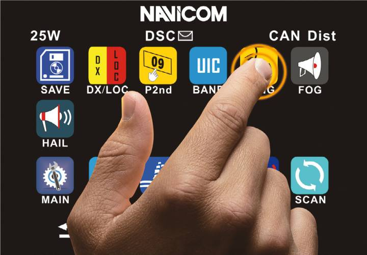 Navicom RT-1050 VHF Touch