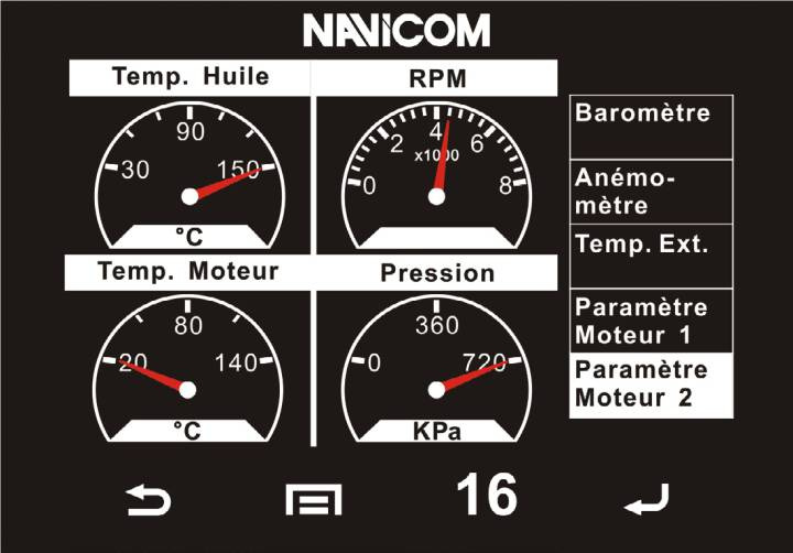 Navicom RT-1050 VHF Touch